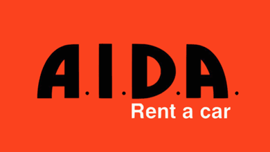 A.I.D.A. Rent A Car Logo