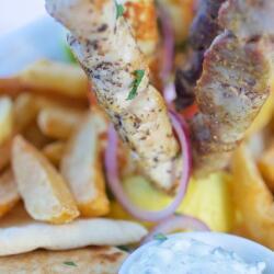 Blue Spice Restaurant Chicken Souvlaki