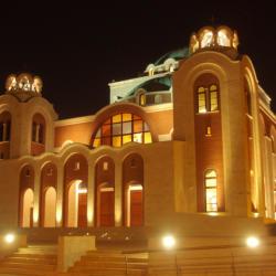 Loizides Architects Architects Agia Sophia Church Project By Night Cultural Buildings Project