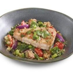 Wagamama Nuoc Cham Tuna Steak On A Bed Of Quinoa