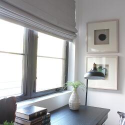 Roman Shades Industrial Modern