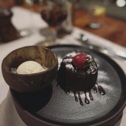 The Garden Restaurant Fondant Au Chocolat