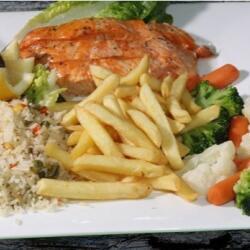 Agios Georgios Alamanou Fish Grilled Salmon