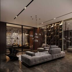 Gdm Architecture Architectural Design Is A Paragon Of Modern Luxury Livingroom
