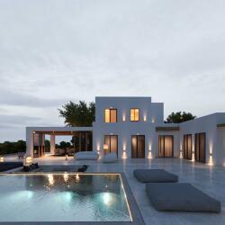 Gdm Architecture Mykonos Villas Pool