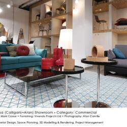 Black Beetle Design Ideacasa Showroom Commercial Interior Design Lounge View