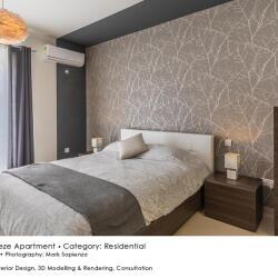 Black Beetle Design Seabreeze Apartment Residential Interior Design Master Bedroom