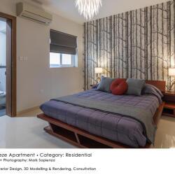Black Beetle Design Seabreeze Apartment Residential Interior Design Spare Bedroom