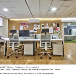 Black Beetle Design Vivendo B2b Offices Commercial Interior Design Coworking Station