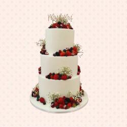 Columbia Confectionery Tripe Fruit Wedding Cake