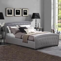 Bed Odelia With Dark Grey Pu Homepaketo