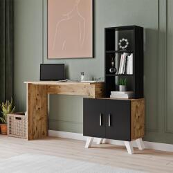 Cabinet Shelf Kairo Black Oak Homepaketo