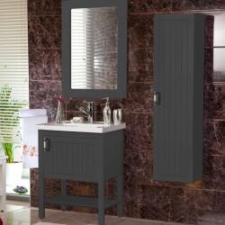 Set Bathroom Furniture Efe Carbon 8 Homepaketo