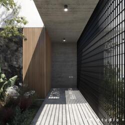 Vm Studio Architects Outdoor Corridor Holiday Villa In Peyia Paphos Cyprus