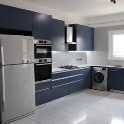 Zeds Woodworking Ltd Blue Kitchen Mdf Painted