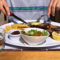 Avra Tavern Traditional Cypriot Juicy Pork Chop