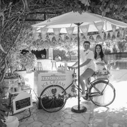 Vintage Wedding Ice Cream Tricycle