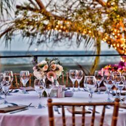 Lebay Beach Hotel Table Setting Wedding