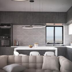 The Emerald Apartment Building Kitchen Black