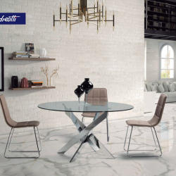 Andreotti Furniture - Modern Glass Dinning Table