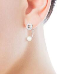 18kt White Gold Pearl Earrings By Tonia Jewellery