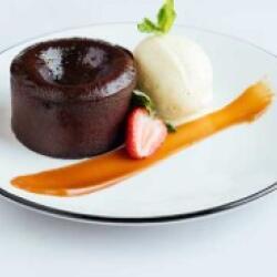 Pizza Express Dark Chocolate Lava Cake