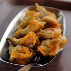 Pyrkos Tavern Marrow Flowers Filled With Rice