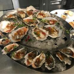 Andria Restaurant Oysters Gillardeau