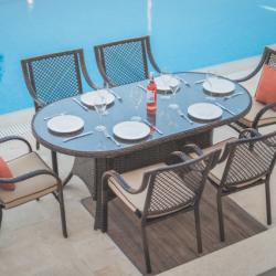 Sotos Outdoor - Linda Oval Dining Table