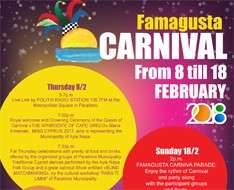 Cyprus Event: Famagusta (Ammochostos) Carnival 2018