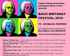 Cyprus Event: Bach Birthday Festival 2018