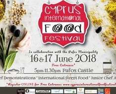 Cyprus International Food Festival - CIFF2018Pafos