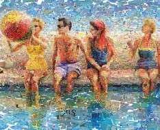 Exhibition by the artist Charis Tsevis titled "Endless Summer"