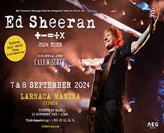 Cyprus Event: Ed Sheeran’s 2024 world tour