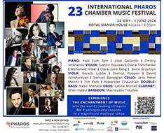 23rd International Pharos Chamber Music Festival - 24.5-1.6.2024
