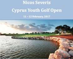 Cyprus Event: Nicos Severis Cyprus Youth Golf Open 2017